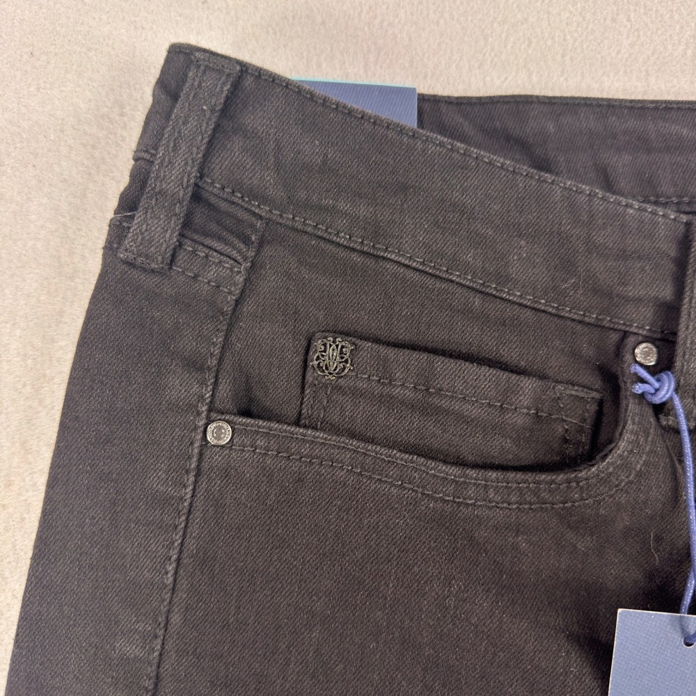 Bandolino Mandie Straight Leg Jeans Saturated Black 20WS Short Flawless Stretch - Picture 9 of 12
